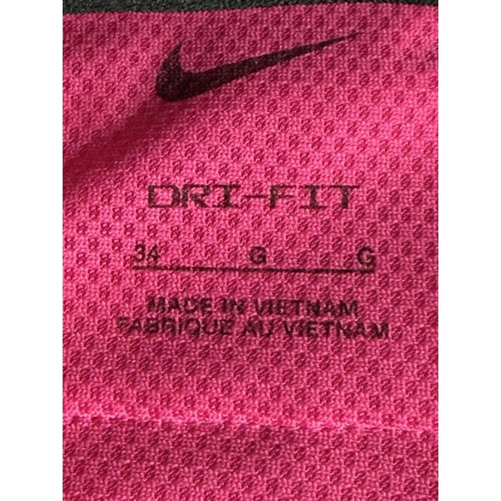 Nike Golf 34 Active Pink Golf Shorts Performance Dri Fit Flat Front - Picture 3 of 3
